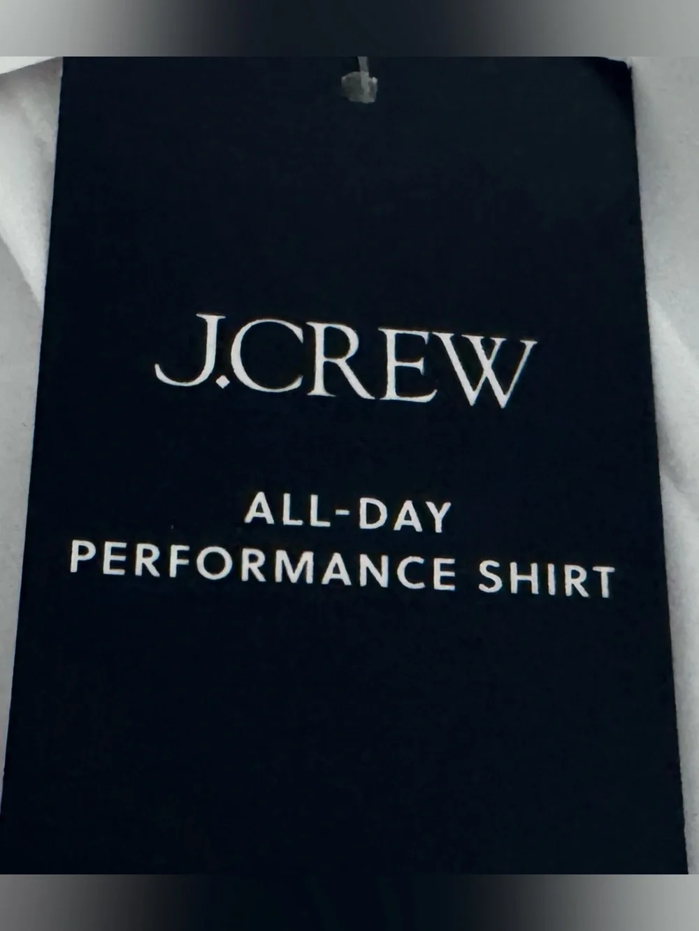 J.Crew Men's All-Day Performance Button Down Shirt White Size Large Long Sleeve